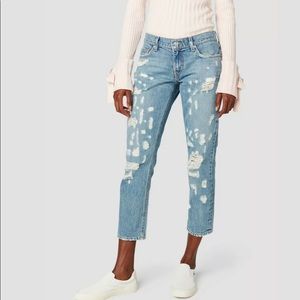 🆕Derek Lam 10 Crosby Mila Distress Straight Jean